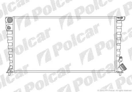 Радиаторы охлаждения POLCAR 232608A5