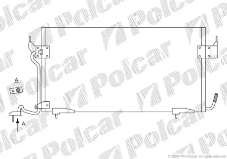 Радиаторы кондиционера POLCAR 2326K8C2