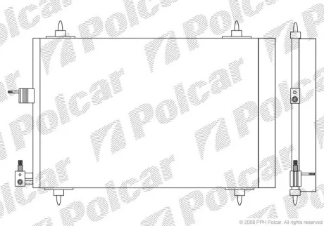 Радиаторы кондиционера POLCAR 2327K8C1