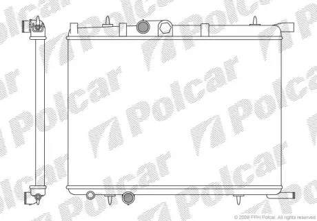Радиаторы охлаждения POLCAR 2328081