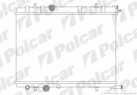 Радиаторы охлаждения POLCAR 232808-3