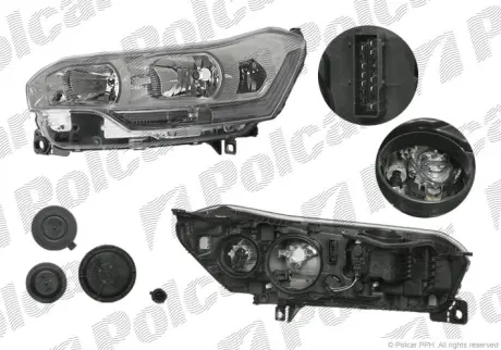 Фара основная POLCAR 233409-V