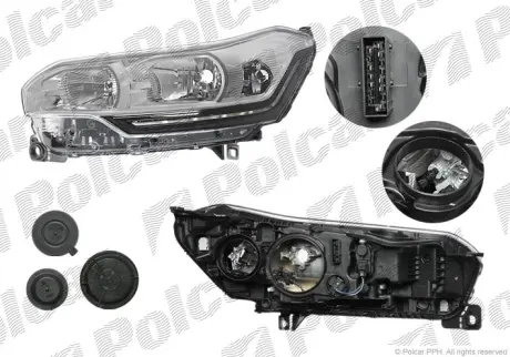 Фара основная POLCAR 2334102V