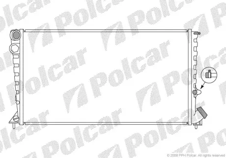Радиаторы охлаждения POLCAR 235008-6