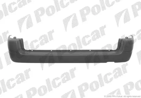 Бампер задній Citroen Berlingo, 1996-2002 POLCAR 235096-J