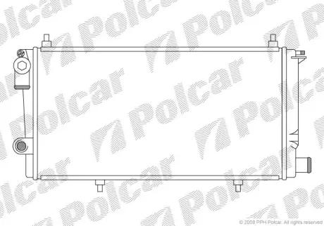 Радиаторы охлаждения POLCAR 239008A5