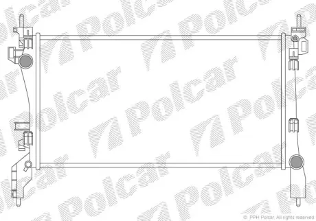 Радиаторы охлаждения POLCAR 239108-2