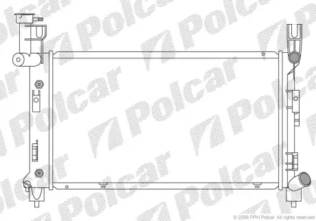 Радиаторы охлаждения POLCAR 240008-5