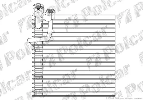 Испаритель кондиционера POLCAR 2405P82