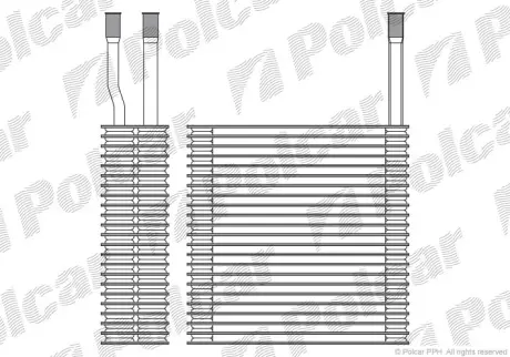 Испаритель кондиционера POLCAR 2406P8-1