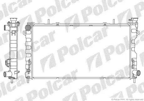 Радиаторы охлаждения POLCAR 242008-1