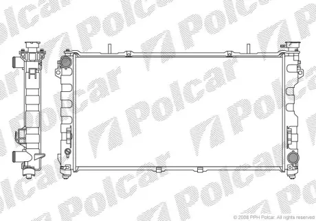 Радиаторы охлаждения POLCAR 2420082K