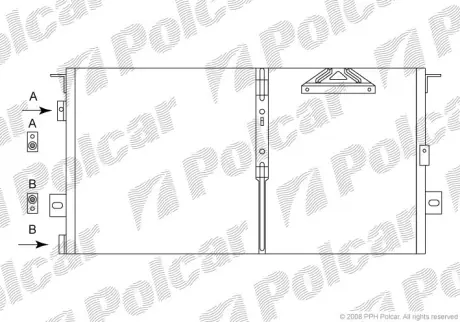 Радиаторы кондиционера POLCAR 2420K8C4