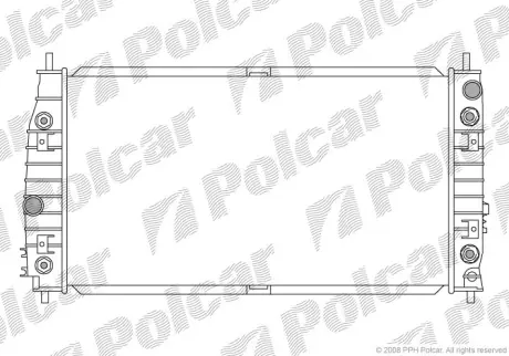 Радиаторы охлаждения POLCAR 243008-1