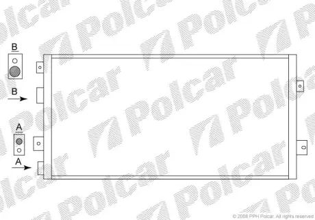 Радиаторы кондиционера POLCAR 2430K8C1