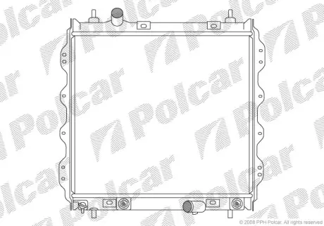 Радиаторы охлаждения POLCAR 245008-1