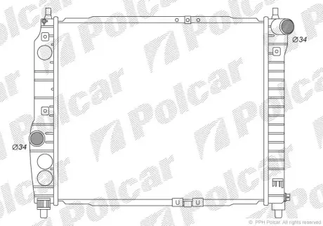Радиаторы охлаждения POLCAR 250008-K