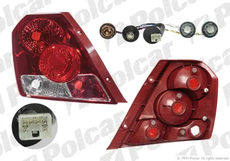Фонарь задний POLCAR 2500871E