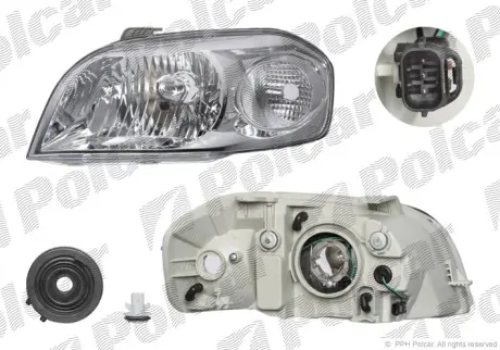 Фара основная POLCAR 2504090E