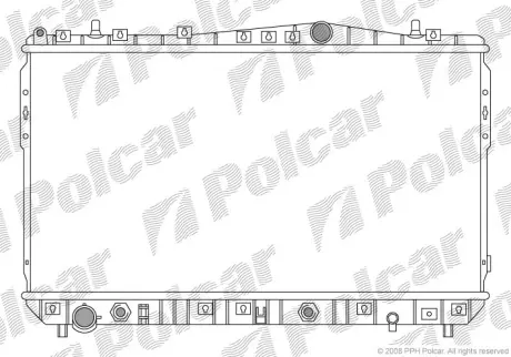 Радиаторы охлаждения POLCAR 2505082K