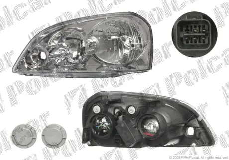 Фара основная POLCAR 250609-E