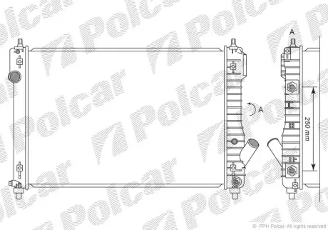 Автозапчасть POLCAR 2515083