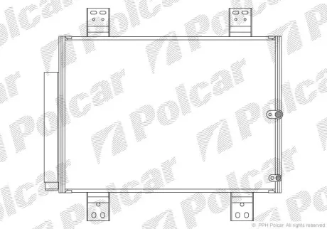 Радиаторы кондиционера POLCAR 2621K81K