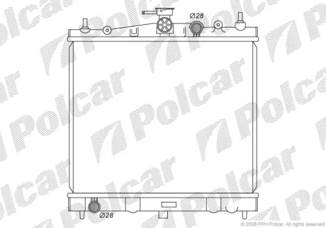 Радиаторы охлаждения POLCAR 2707084K