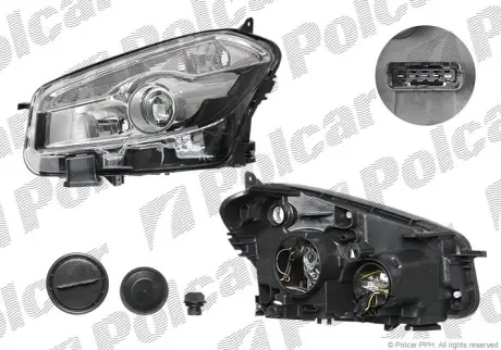 Фара основная POLCAR 271410-E
