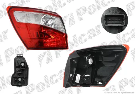 Фонарь задний POLCAR 271488-E