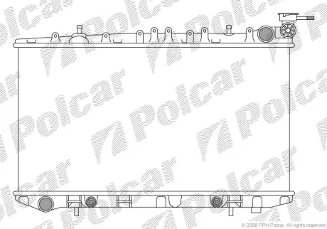 Радиаторы охлаждения POLCAR 272808-0