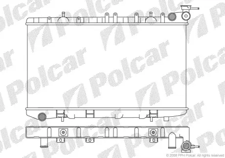 Радиаторы охлаждения POLCAR 2728081K