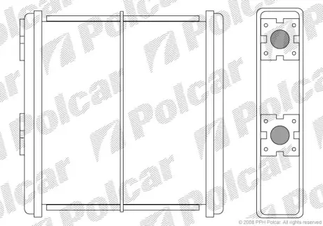 Радиаторы обогрева POLCAR 2728N8-1