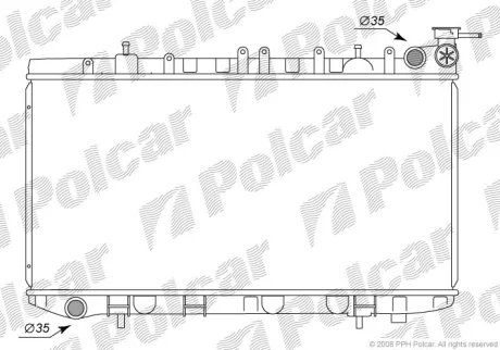 Радиаторы охлаждения POLCAR 2729085K