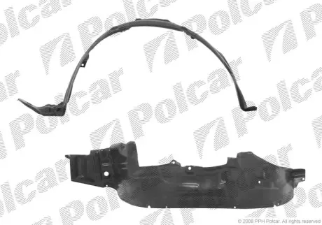 Подкрылок POLCAR 2731FL-1
