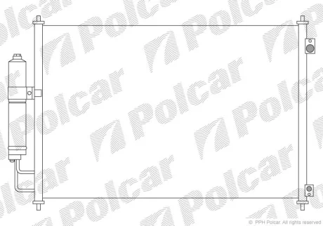 Радиаторы кондиционера POLCAR 2747K8C1