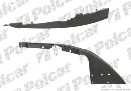Спойлер бампера переднего POLCAR 274825-1