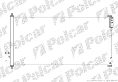 Радиаторы кондиционера POLCAR 2748K8C1