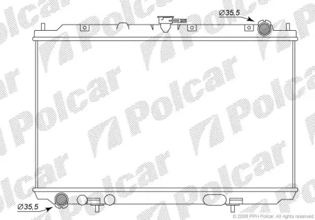 Радиаторы охлаждения POLCAR 2756082K