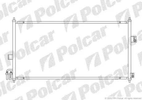 Радиаторы кондиционера POLCAR 2756K8C1