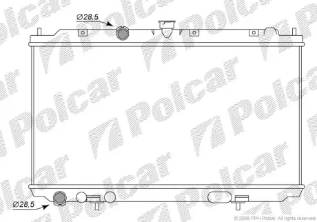 Автозапчасть POLCAR 2757081K