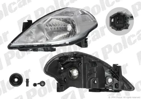 Фара основная POLCAR 2758105E