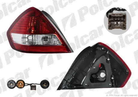 Фонарь задний POLCAR 2758881E