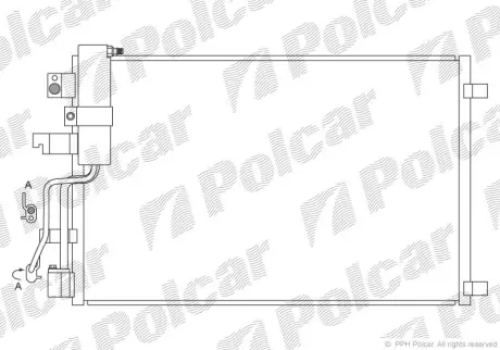 Радиаторы кондиционера POLCAR 2759K83K