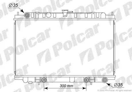 Радиаторы охлаждения POLCAR 276108-2