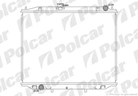 Радиаторы охлаждения POLCAR 2770084K