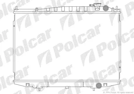 Радиаторы охлаждения POLCAR 279608-1