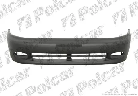 Бампер передній чорний Daewoo Lanos 98- POLCAR 291207-1