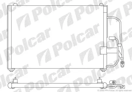 Радиаторы кондиционера POLCAR 2912K8C1