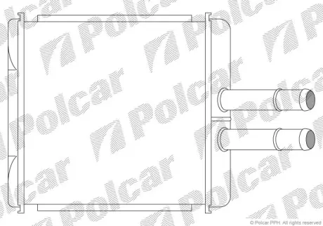 Радиаторы обогрева POLCAR 2912N8-1